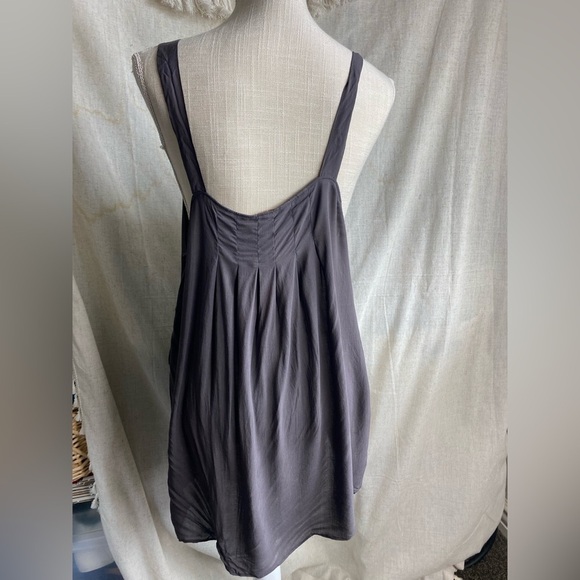Novella Royale Gray Sleeveless Tie Sides Mini Dress NWT Size P/S - Picture 5 of 10